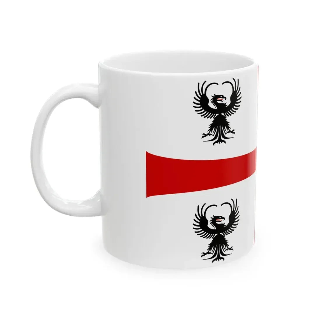 Flag of the Duchy of Mantua 1575-1707 (Italy) White Coffee Mug - Go Mug Yourself