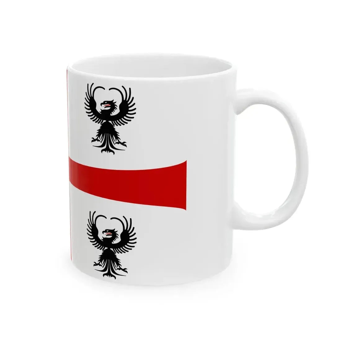Flag of the Duchy of Mantua 1575-1707 (Italy) White Coffee Mug - Go Mug Yourself