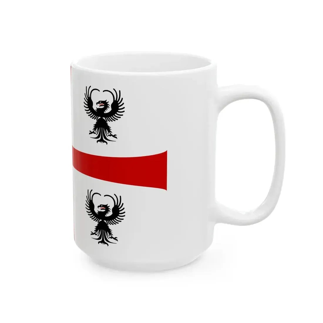 Flag of the Duchy of Mantua 1575-1707 (Italy) White Coffee Mug - Go Mug Yourself