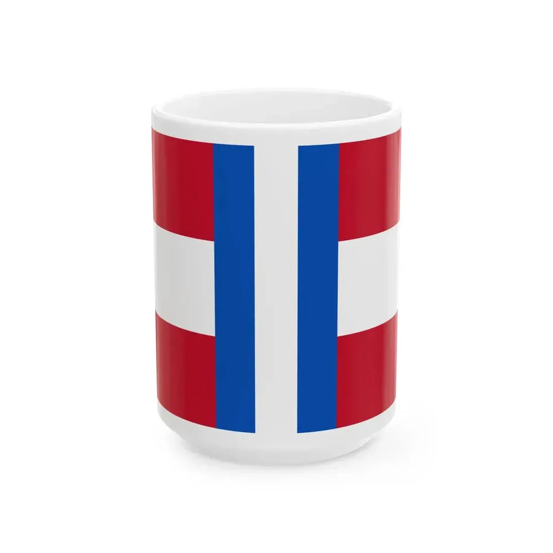 Flag of the Duchy of Modena (Italy) White Coffee Mug 15oz - Go Mug Yourself