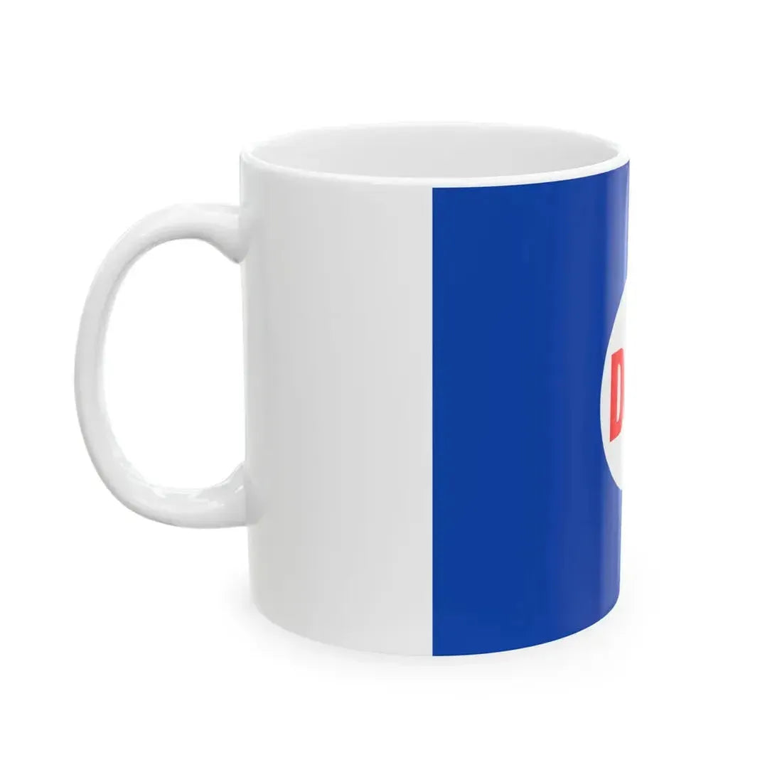 Flag of the Dundalk and Newry Steam Packet Company (Ireland) White Coffee Mug - Go Mug Yourself