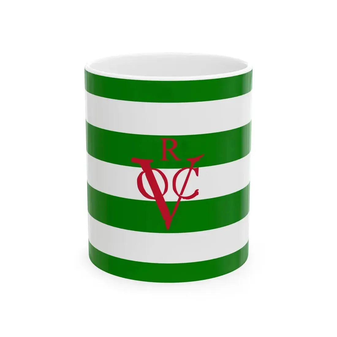 Flag of the Dutch East India Company Rotterdam Chamber (Netherlands) White Coffee Mug 11oz - Go Mug Yourself