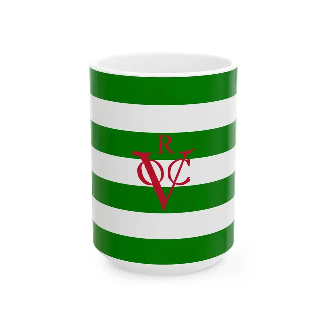 Flag of the Dutch East India Company Rotterdam Chamber (Netherlands) White Coffee Mug 15oz - Go Mug Yourself