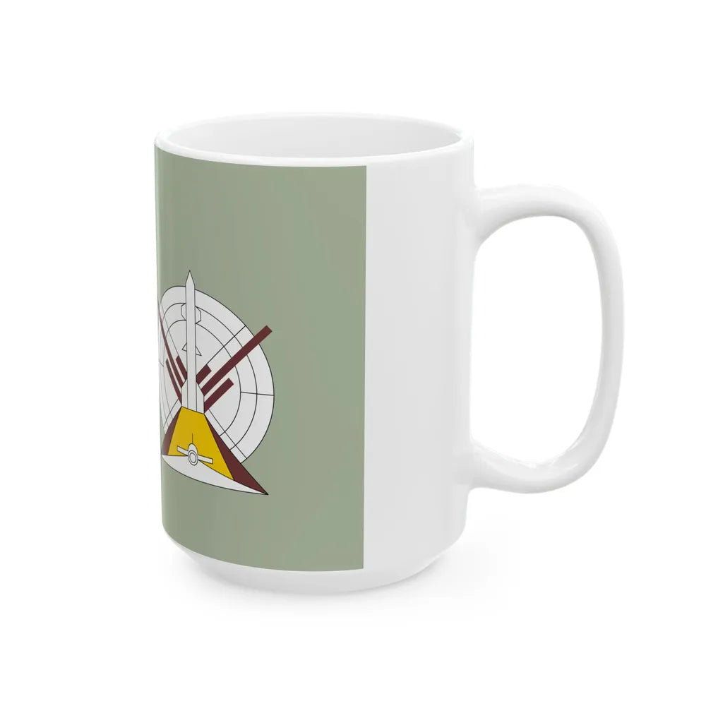 Flag of the Egyptian Air Defense Forces (Egypt) White Coffee Mug - Go Mug Yourself