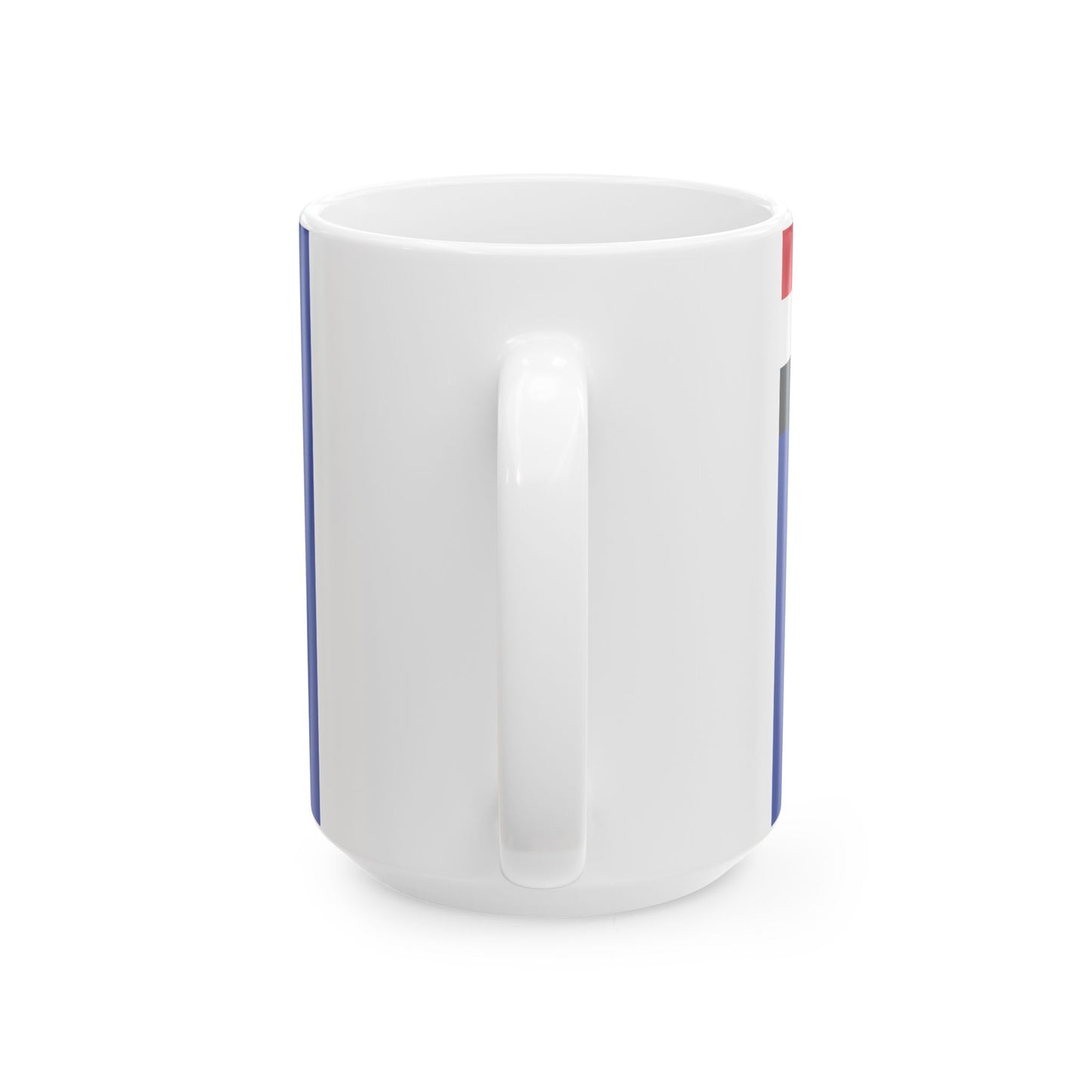 Flag of the Egyptian Navy Coat of arms variant (Egypt) White Coffee Mug-Go Mug Yourself