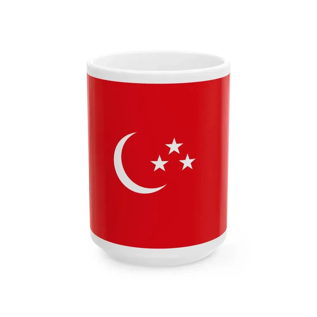 Flag of the Emirate of al-Muntafiq (Iraq) White Coffee Mug 15oz - Go Mug Yourself