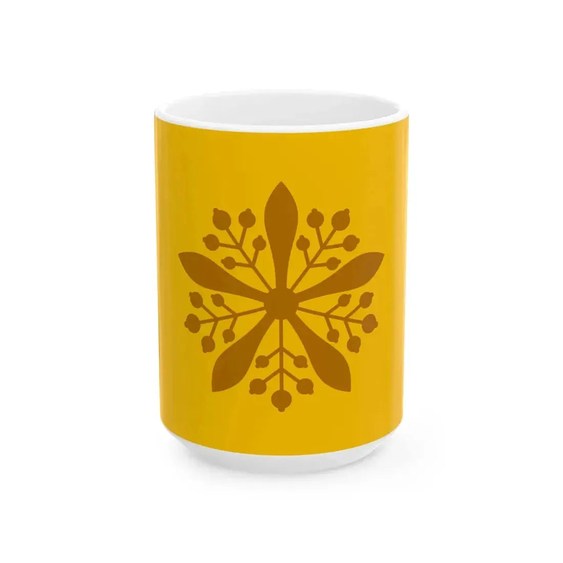 Flag of the Emperor of Manchukuo (China) White Coffee Mug 15oz - Go Mug Yourself