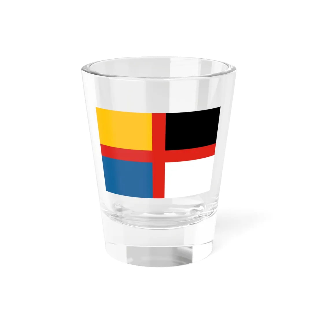 Flag of the Empire of China 1916 (China) Shot Glass 1.5oz 1.5oz - Go Mug Yourself