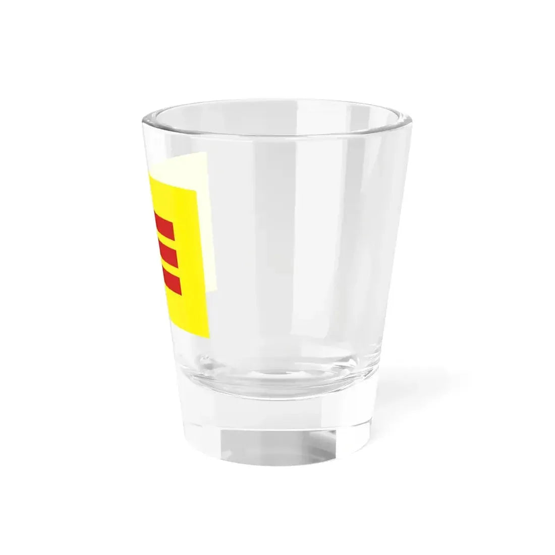 Flag of the Empire of Vietnam 1945 (Vietnam) Shot Glass 1.5oz - Go Mug Yourself
