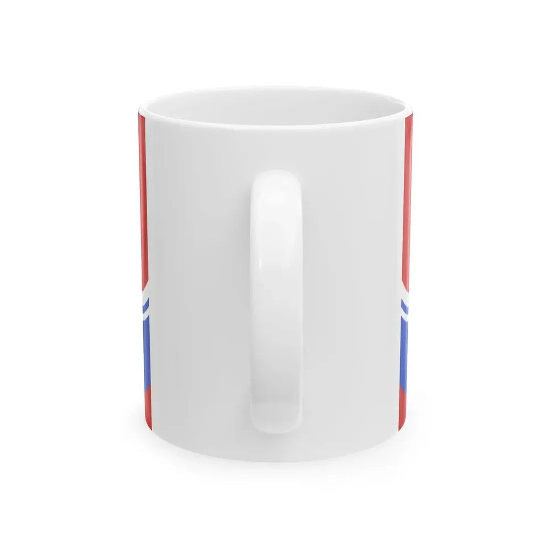 Flag of the Estonian Soviet Socialist Republic 1953-1990 reverse 3-2 (Estonia) White Coffee Mug - Go Mug Yourself