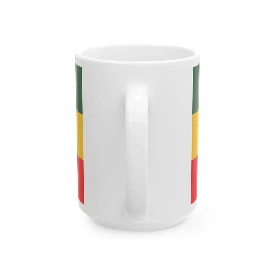 Flag of the Ethiopian Empire (Ethiopia) White Coffee Mug - Go Mug Yourself