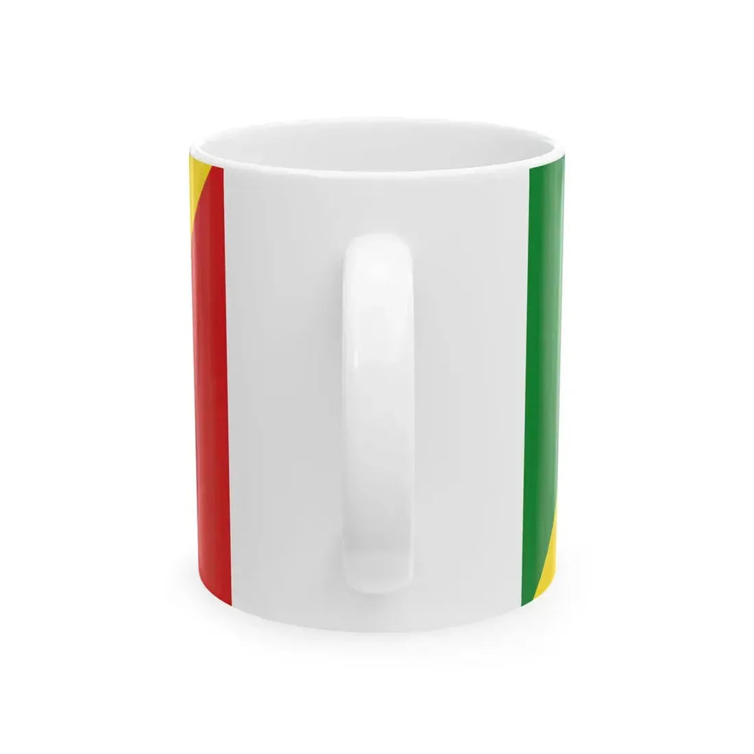 Flag of the Ethiopian National Defense Force 2 (Ethiopia) White Coffee Mug - Go Mug Yourself