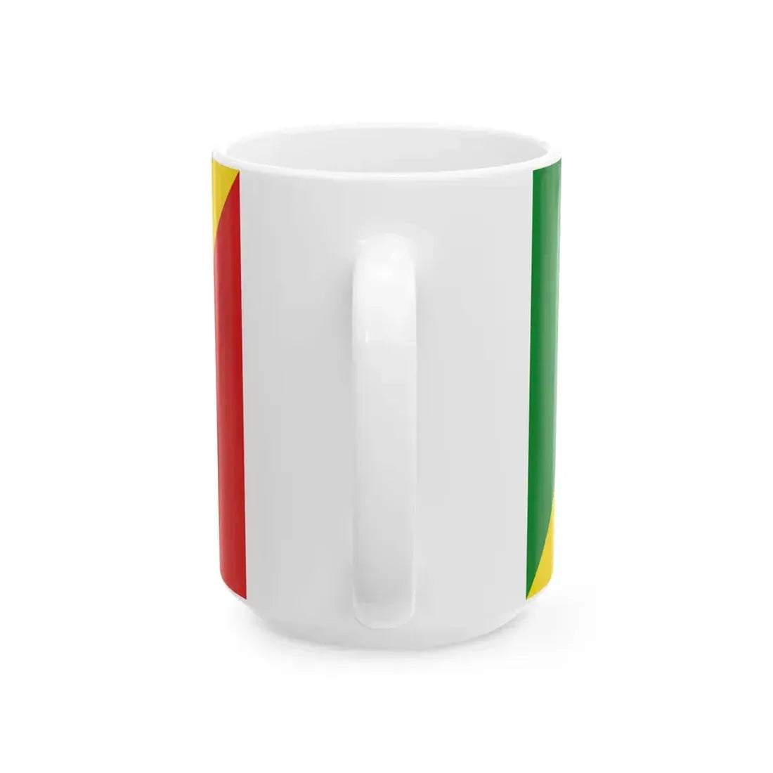 Flag of the Ethiopian National Defense Force 2 (Ethiopia) White Coffee Mug - Go Mug Yourself