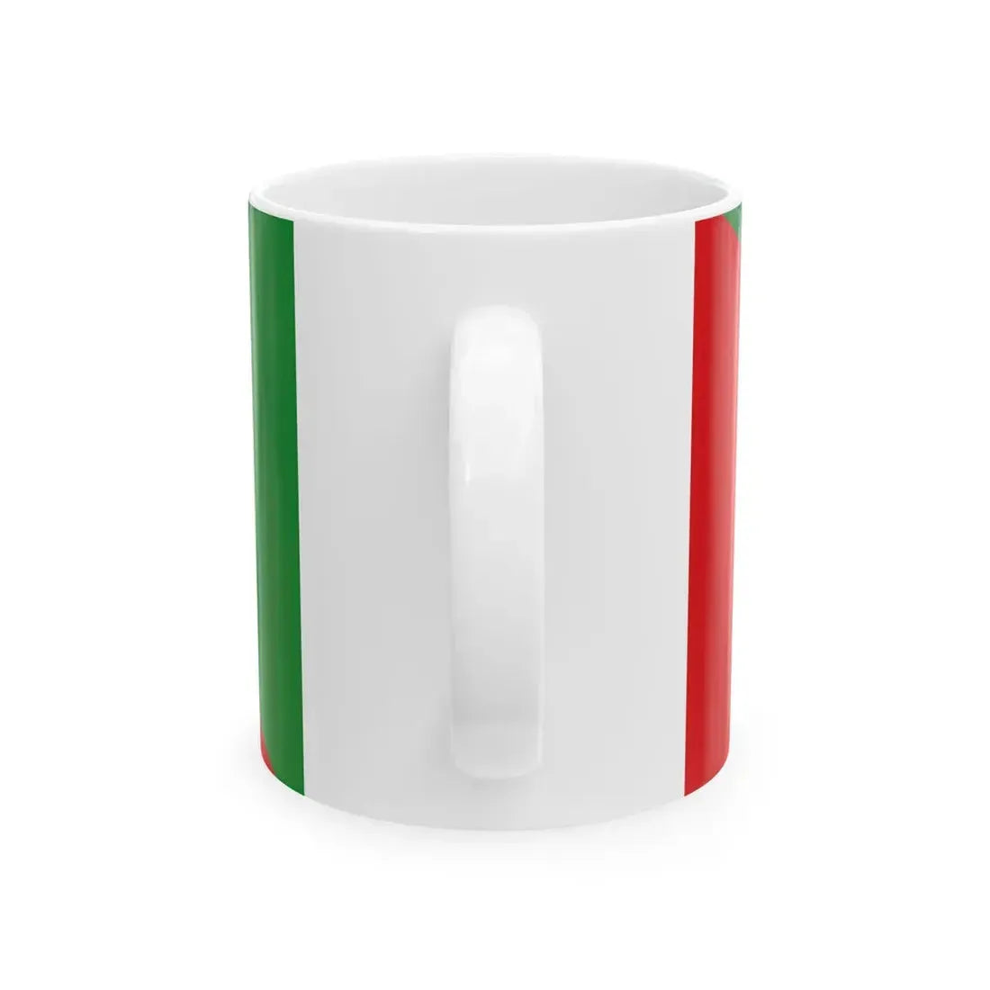 Flag of the Ethiopian National Defense Force 3 (Ethiopia) White Coffee Mug - Go Mug Yourself