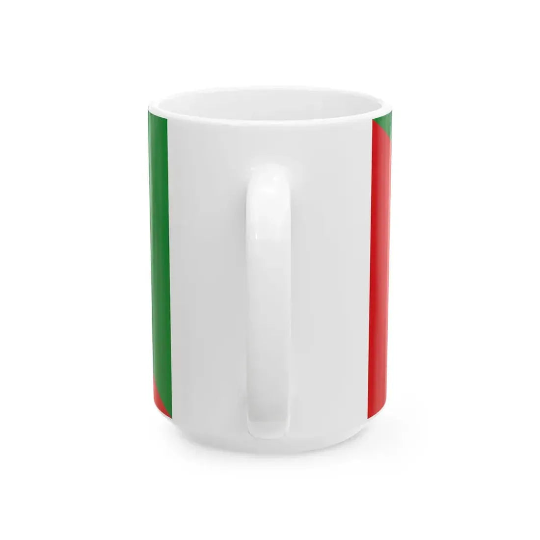 Flag of the Ethiopian National Defense Force 3 (Ethiopia) White Coffee Mug - Go Mug Yourself