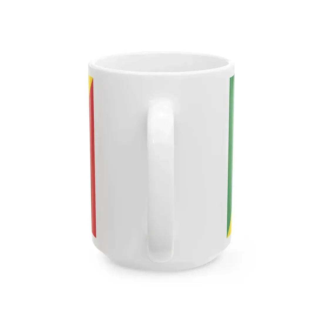 Flag of the Ethiopian National Defense Force (Ethiopia) White Coffee Mug - Go Mug Yourself