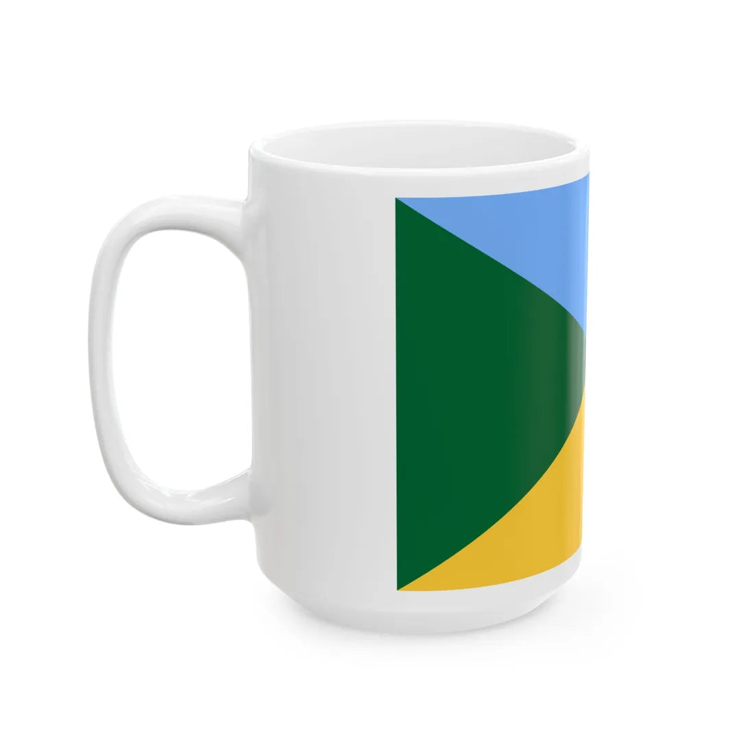 Flag of the Far Eastern Ukraine (Ukraine) White Coffee Mug - Go Mug Yourself