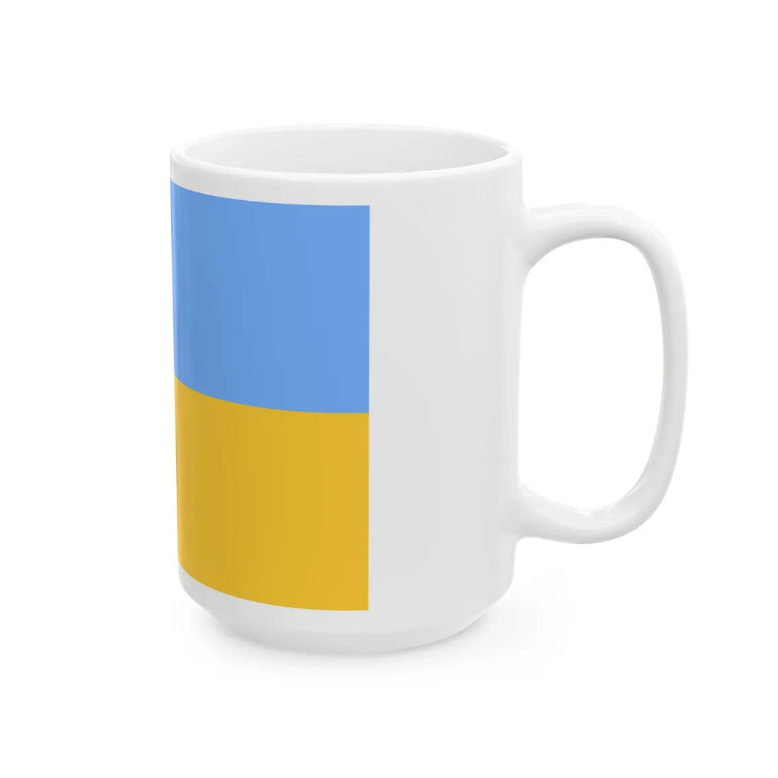 Flag of the Far Eastern Ukraine (Ukraine) White Coffee Mug - Go Mug Yourself