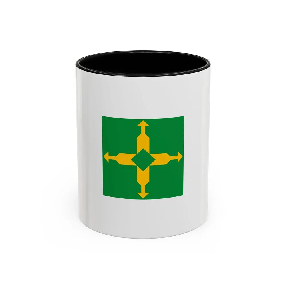 Flag of the Federal District Brazil - Accent Coffee Mug 11oz Black - Go Mug Yourself