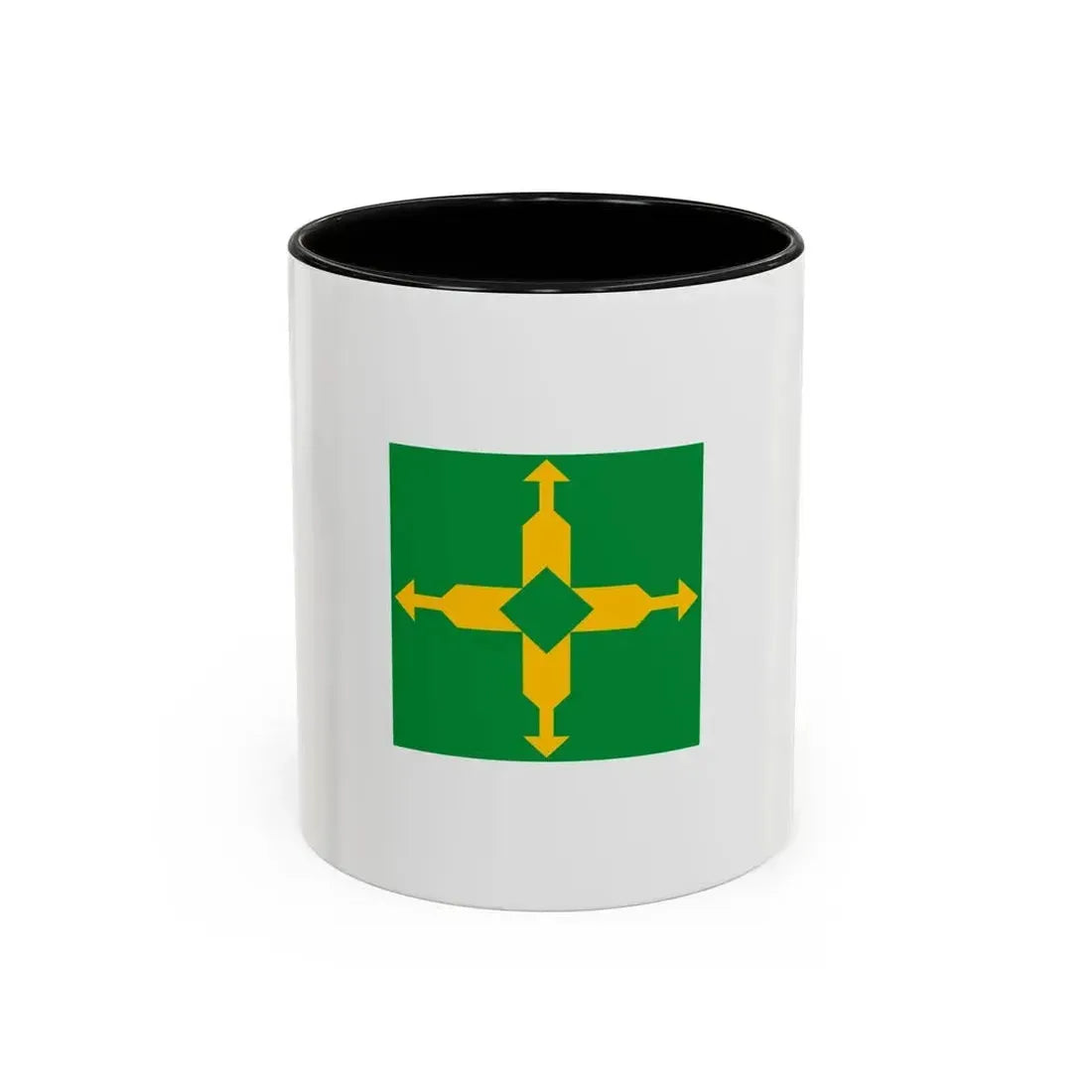 Flag of the Federal District Brazil - Accent Coffee Mug 11oz Black - Go Mug Yourself