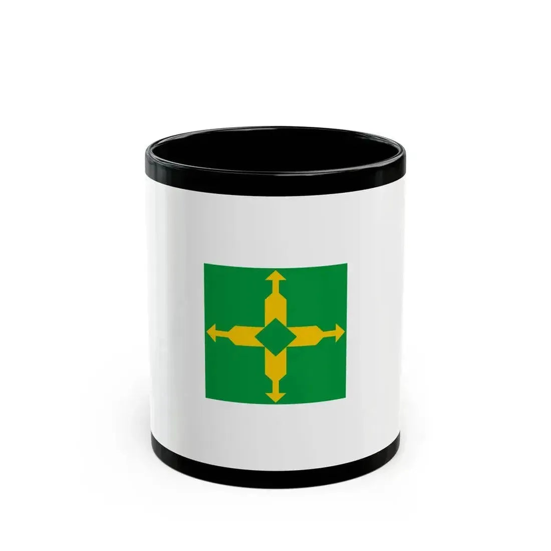 Flag of the Federal District Brazil - Black Coffee Mug 11oz - Go Mug Yourself