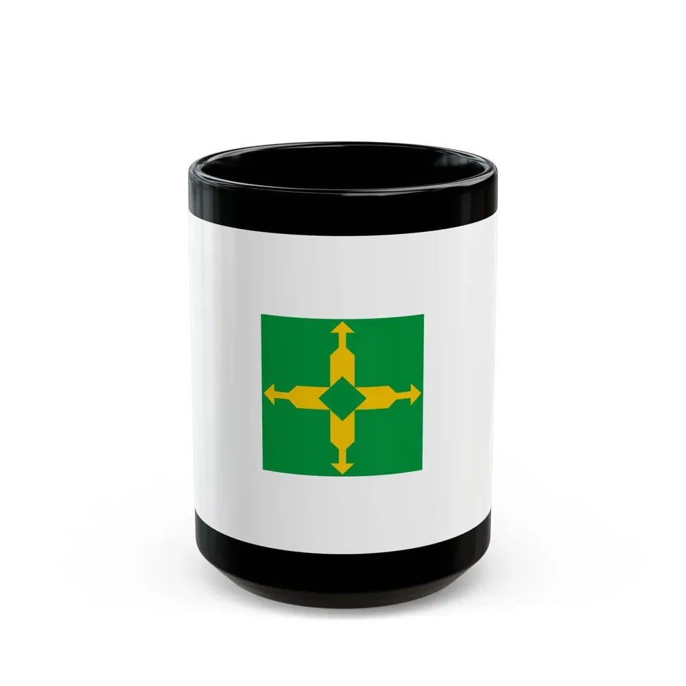 Flag of the Federal District Brazil - Black Coffee Mug 15oz - Go Mug Yourself