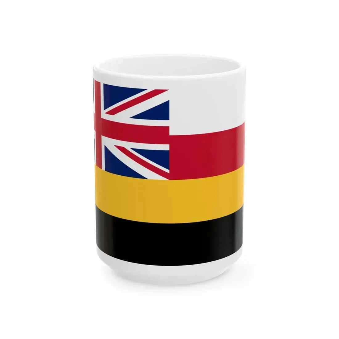 Flag of the Federated Malay States Civil Ensign (Malaysia) White Coffee Mug 15oz - Go Mug Yourself
