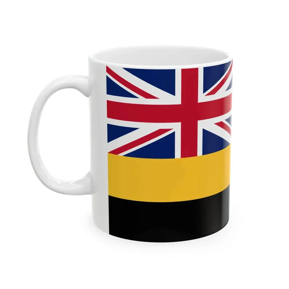 Flag of the Federated Malay States Civil Ensign (Malaysia) White Coffee Mug - Go Mug Yourself