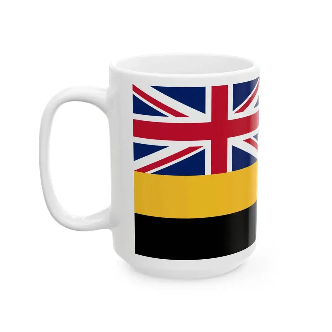 Flag of the Federated Malay States Civil Ensign (Malaysia) White Coffee Mug - Go Mug Yourself