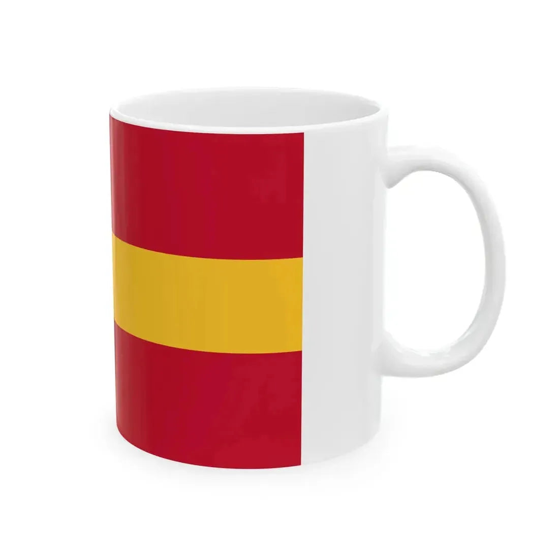 Flag of the Finland Swedes (Finland) White Coffee Mug - Go Mug Yourself