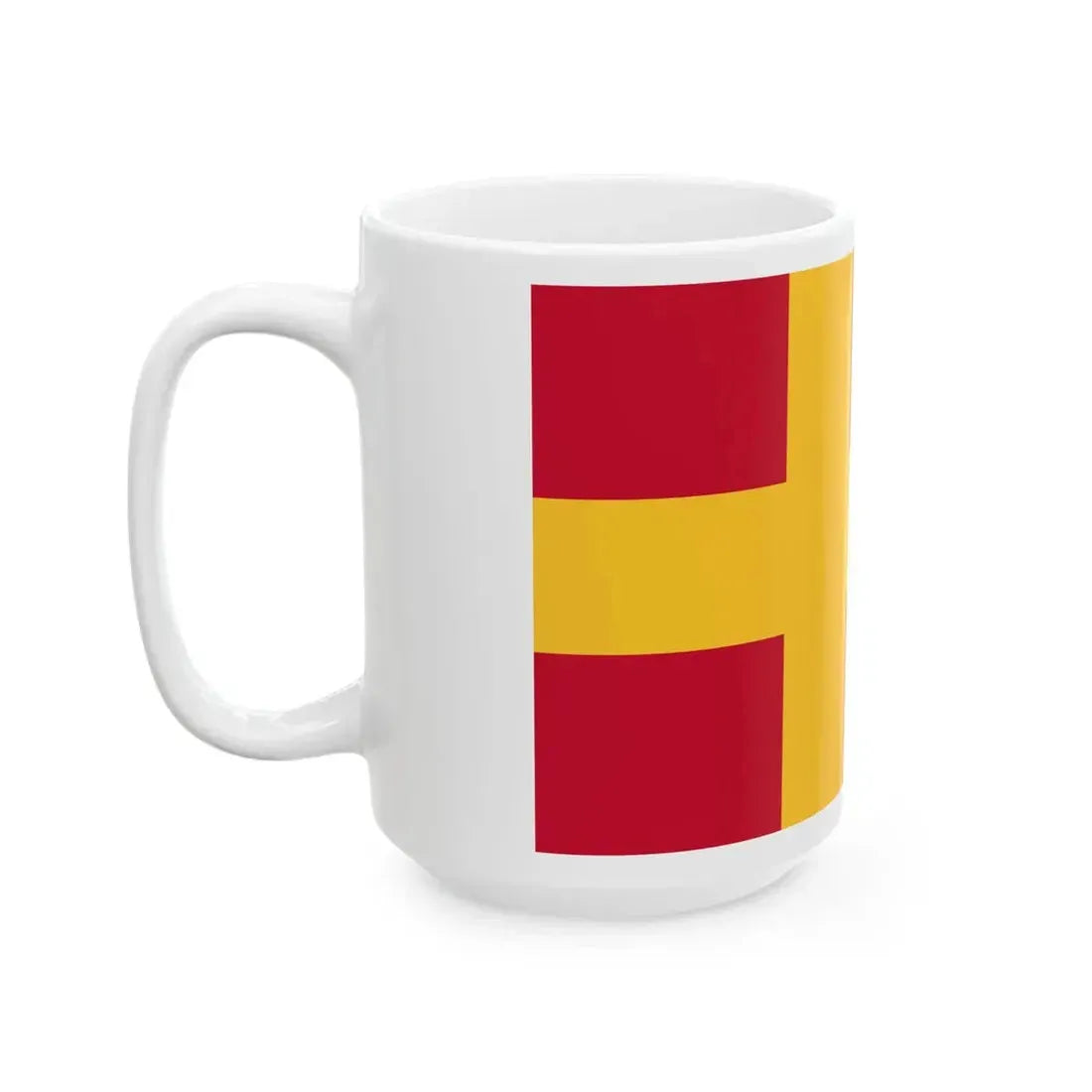 Flag of the Finland Swedes (Finland) White Coffee Mug - Go Mug Yourself