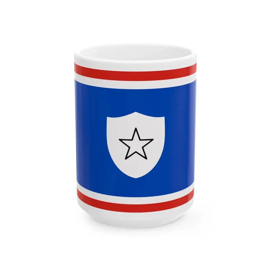 Flag of the First Vice Minister of Cuba (Cuba) White Coffee Mug 15oz - Go Mug Yourself