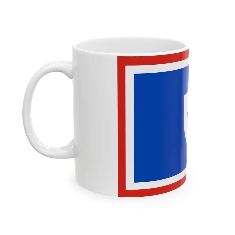 Flag of the First Vice Minister of Cuba (Cuba) White Coffee Mug - Go Mug Yourself