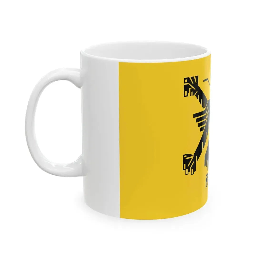 Flag of the Flemish Volunteer Legion Legion Flandern SS (Germany) White Coffee Mug - Go Mug Yourself