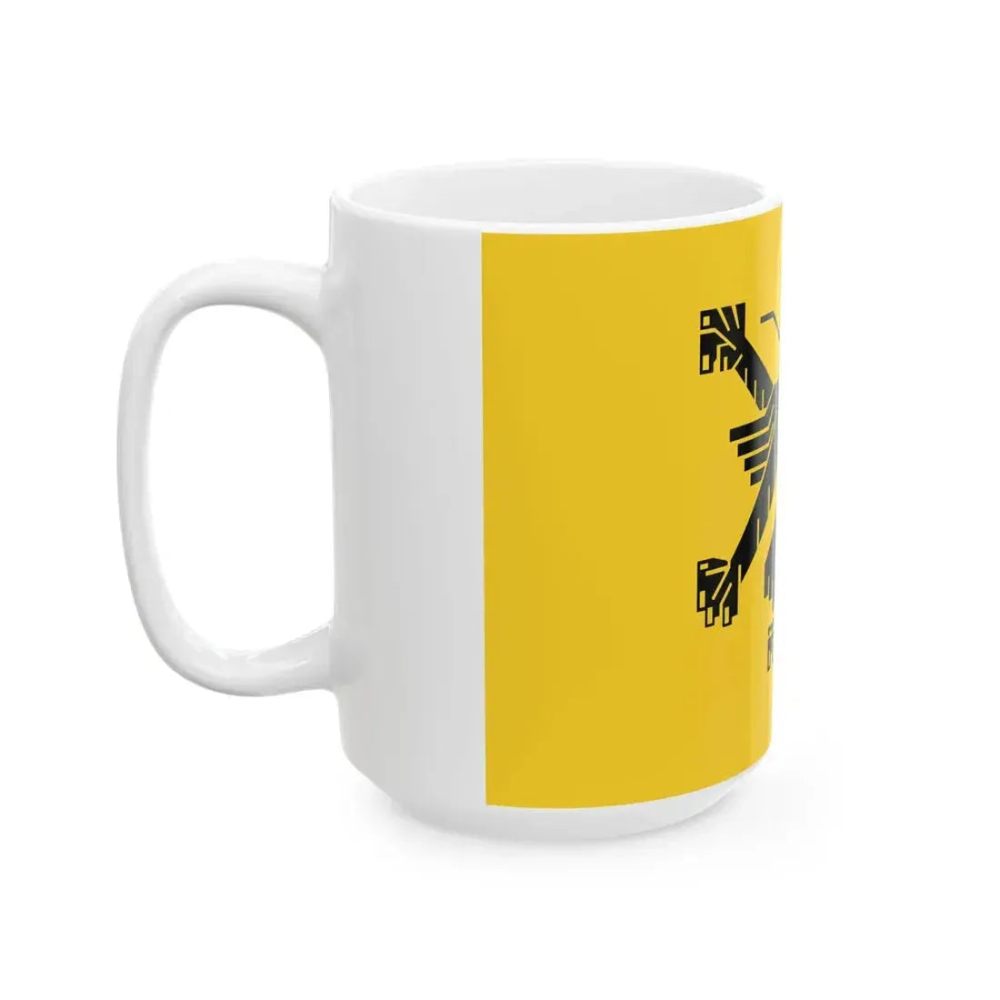 Flag of the Flemish Volunteer Legion Legion Flandern SS (Germany) White Coffee Mug - Go Mug Yourself