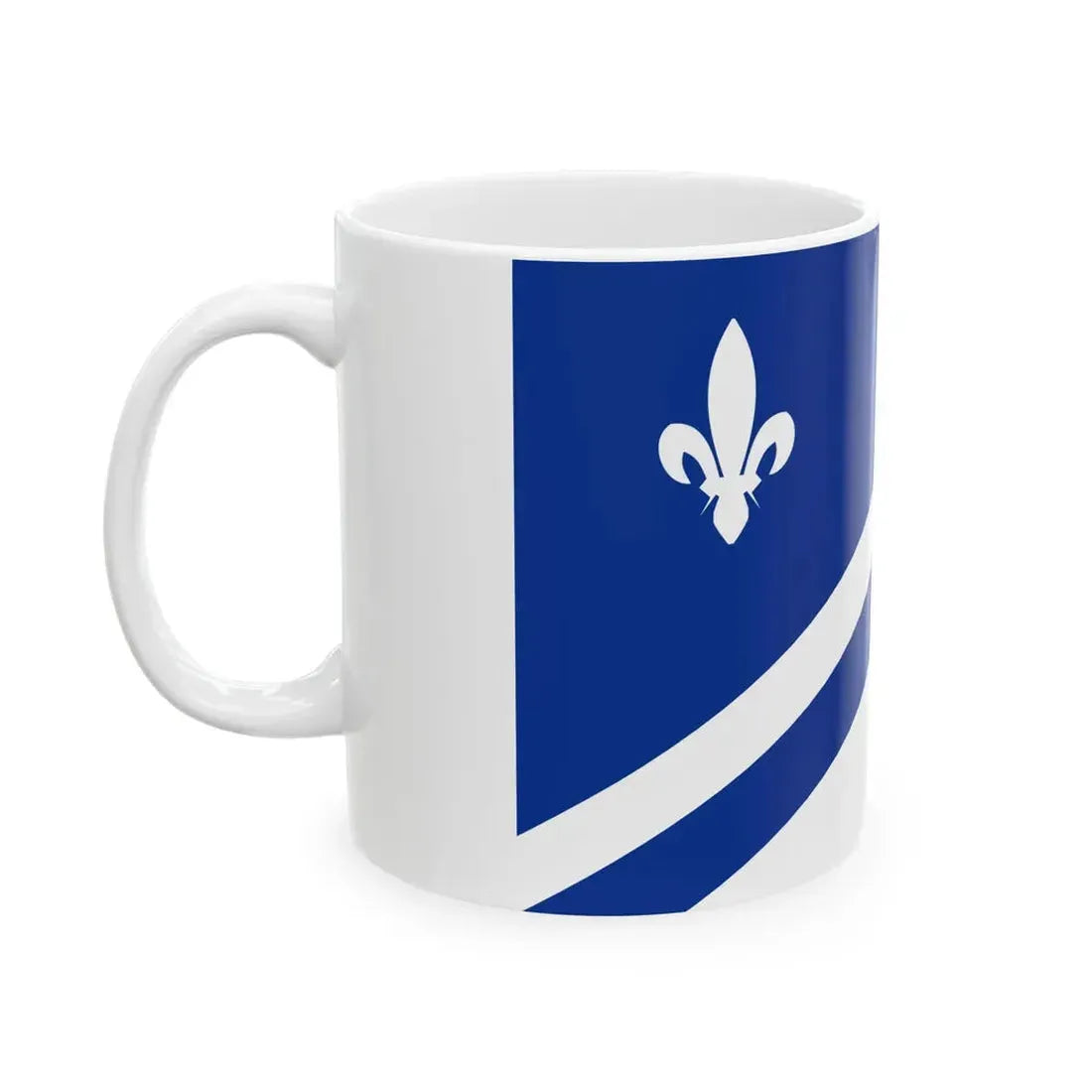 Flag of the Franco Albertains (Canada) White Coffee Mug - Go Mug Yourself