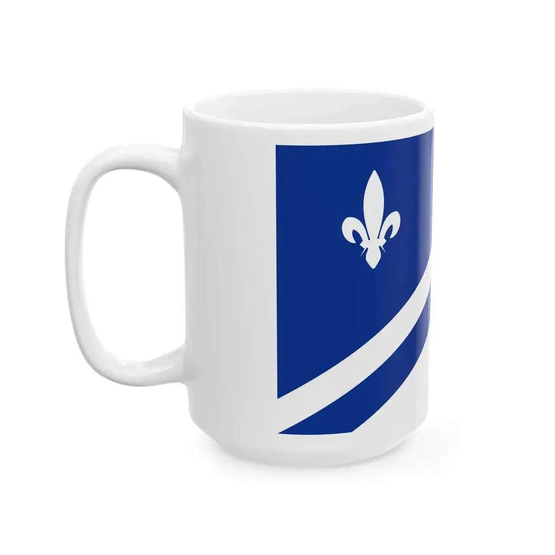 Flag of the Franco Albertains (Canada) White Coffee Mug - Go Mug Yourself