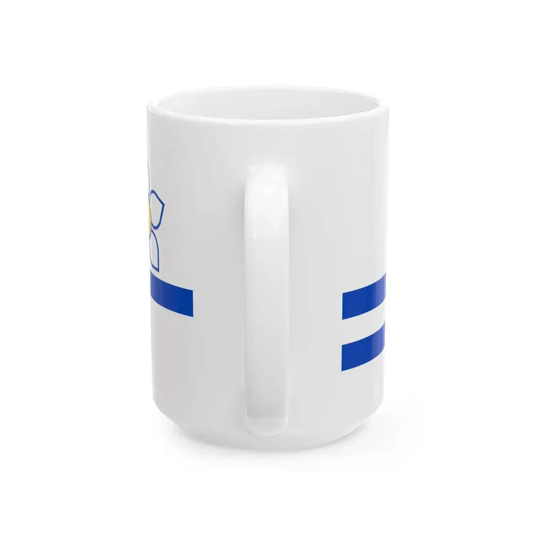 Flag of the Franco-Colombiens (Canada) White Coffee Mug - Go Mug Yourself