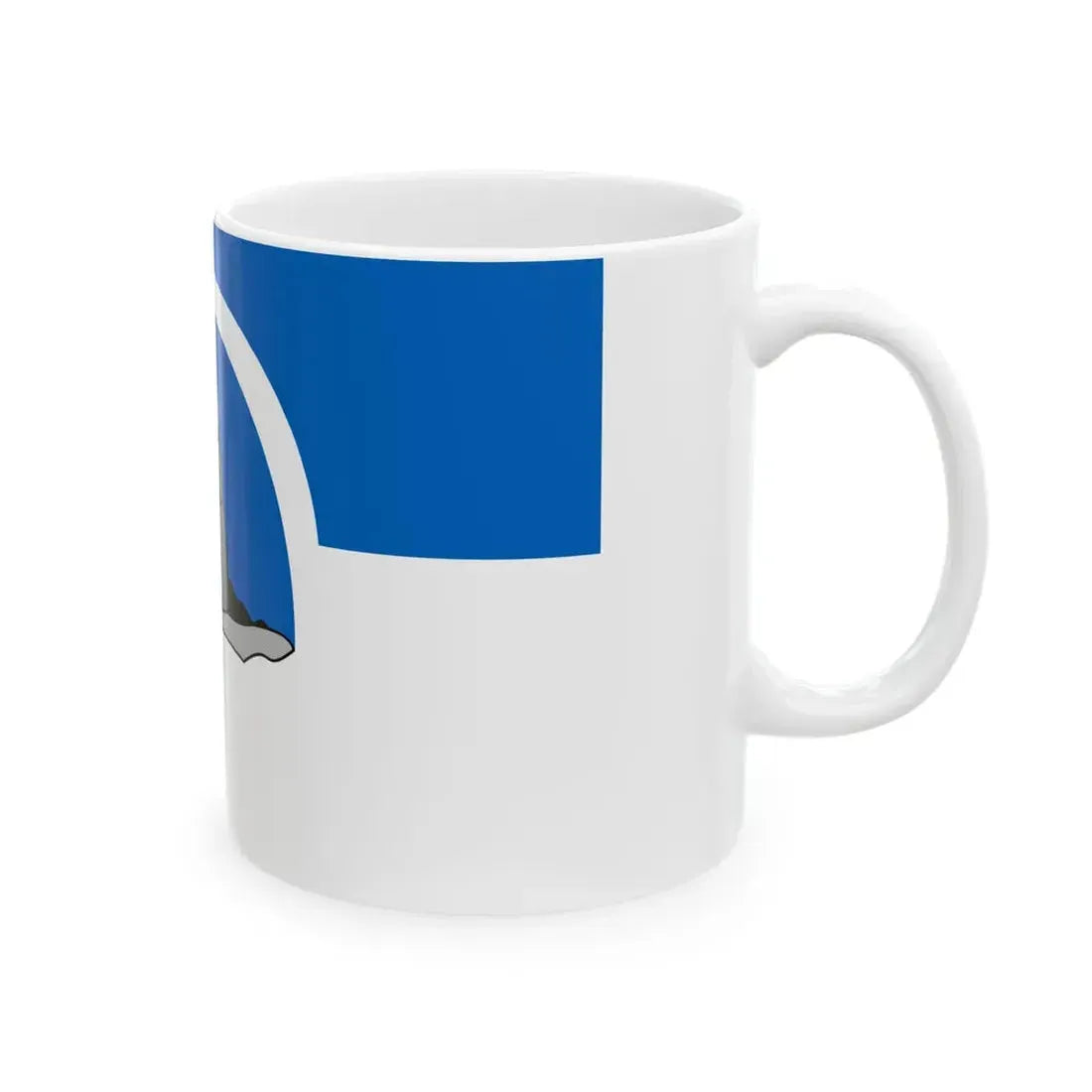 Flag of the Franco-Nunavois (Canada) White Coffee Mug - Go Mug Yourself