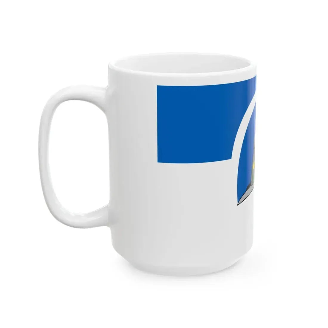 Flag of the Franco-Nunavois (Canada) White Coffee Mug - Go Mug Yourself