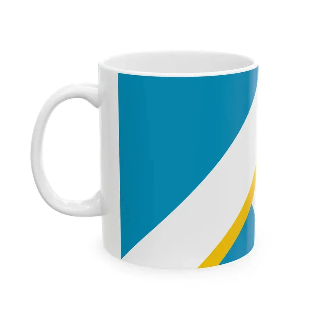 Flag of the Franco-Yukonnais (Canada) White Coffee Mug - Go Mug Yourself