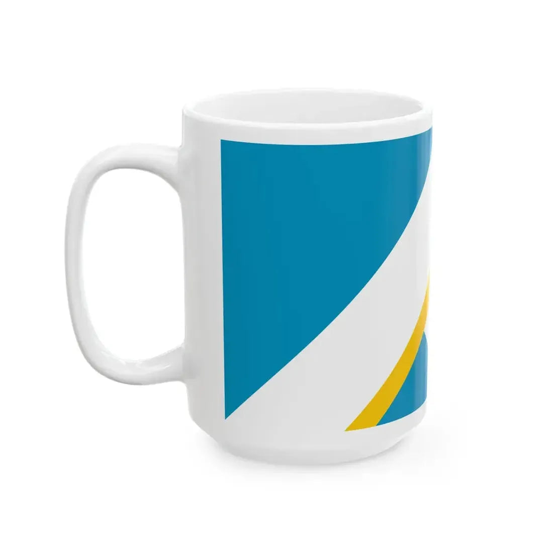 Flag of the Franco-Yukonnais (Canada) White Coffee Mug - Go Mug Yourself