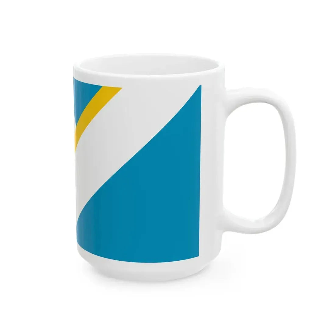 Flag of the Franco-Yukonnais (Canada) White Coffee Mug - Go Mug Yourself