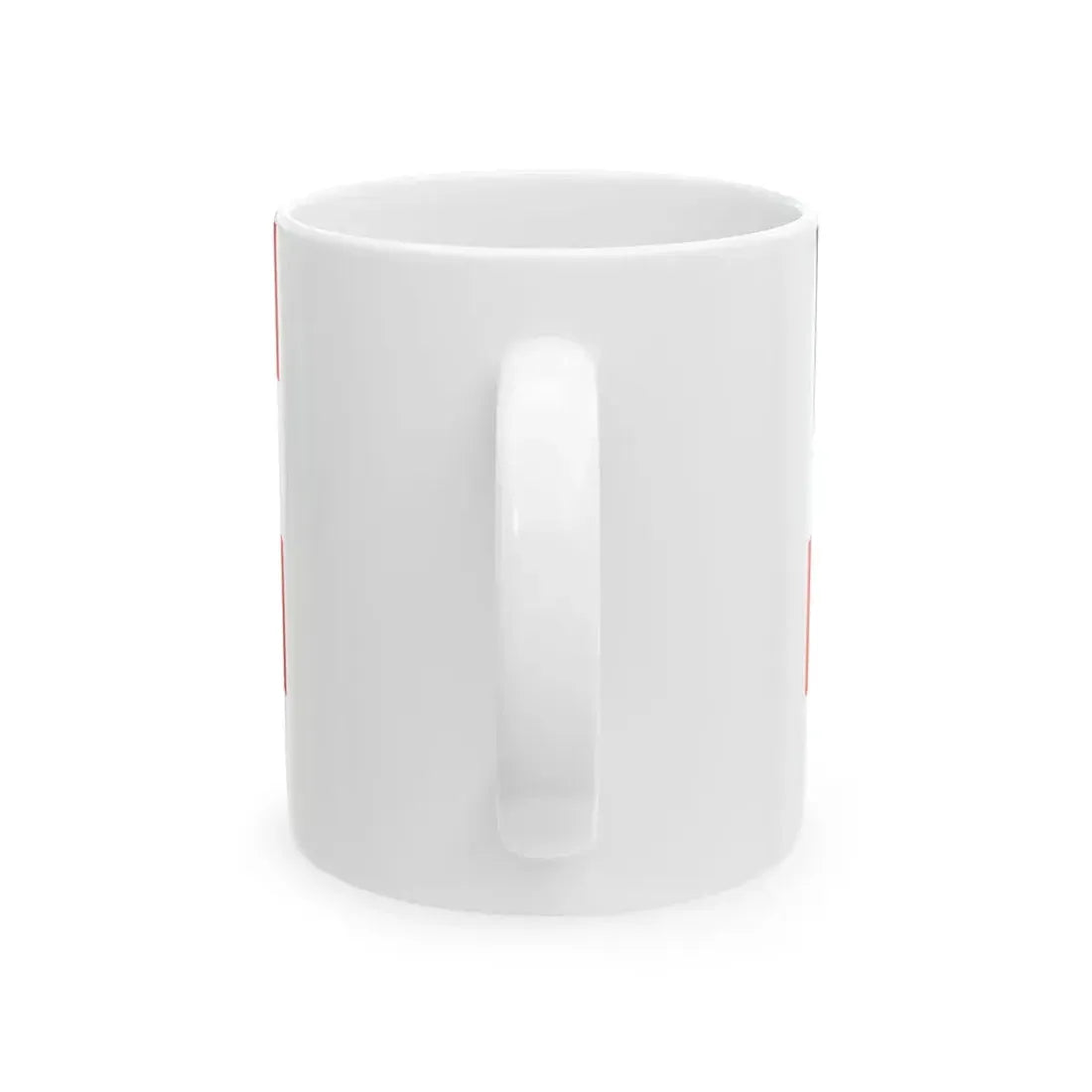 Flag of the Free City of Frankfurt (Germany) White Coffee Mug - Go Mug Yourself