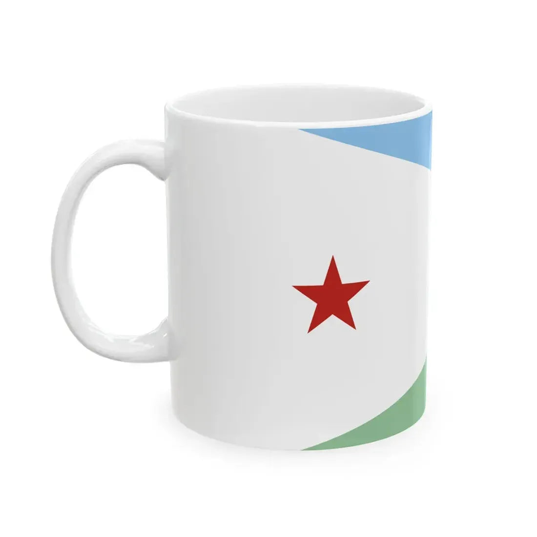 Flag of the Front for the Restoration of Unity and Democracy (Djibouti) White Coffee Mug - Go Mug Yourself