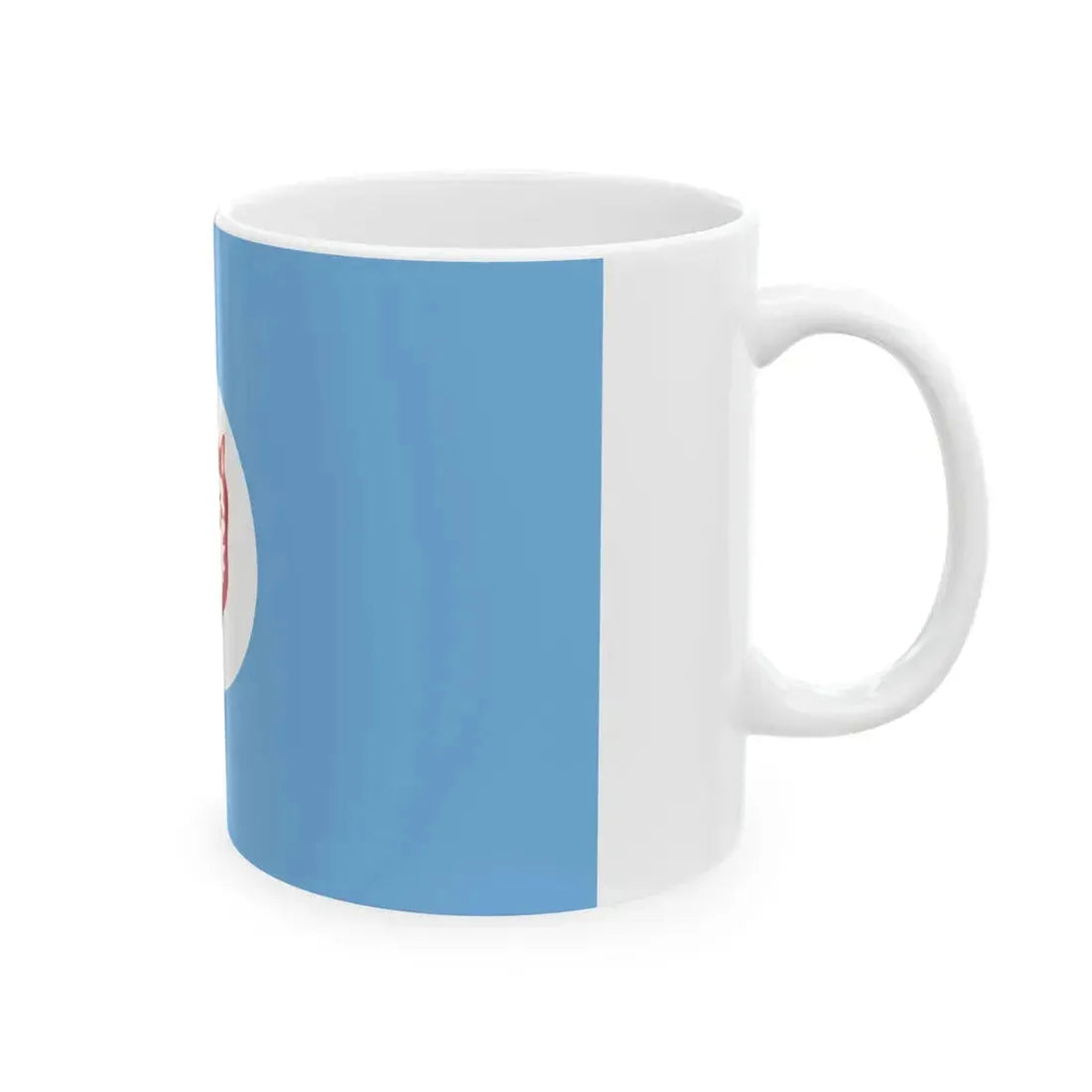 Flag of the Gagauz people (Moldova) White Coffee Mug - Go Mug Yourself