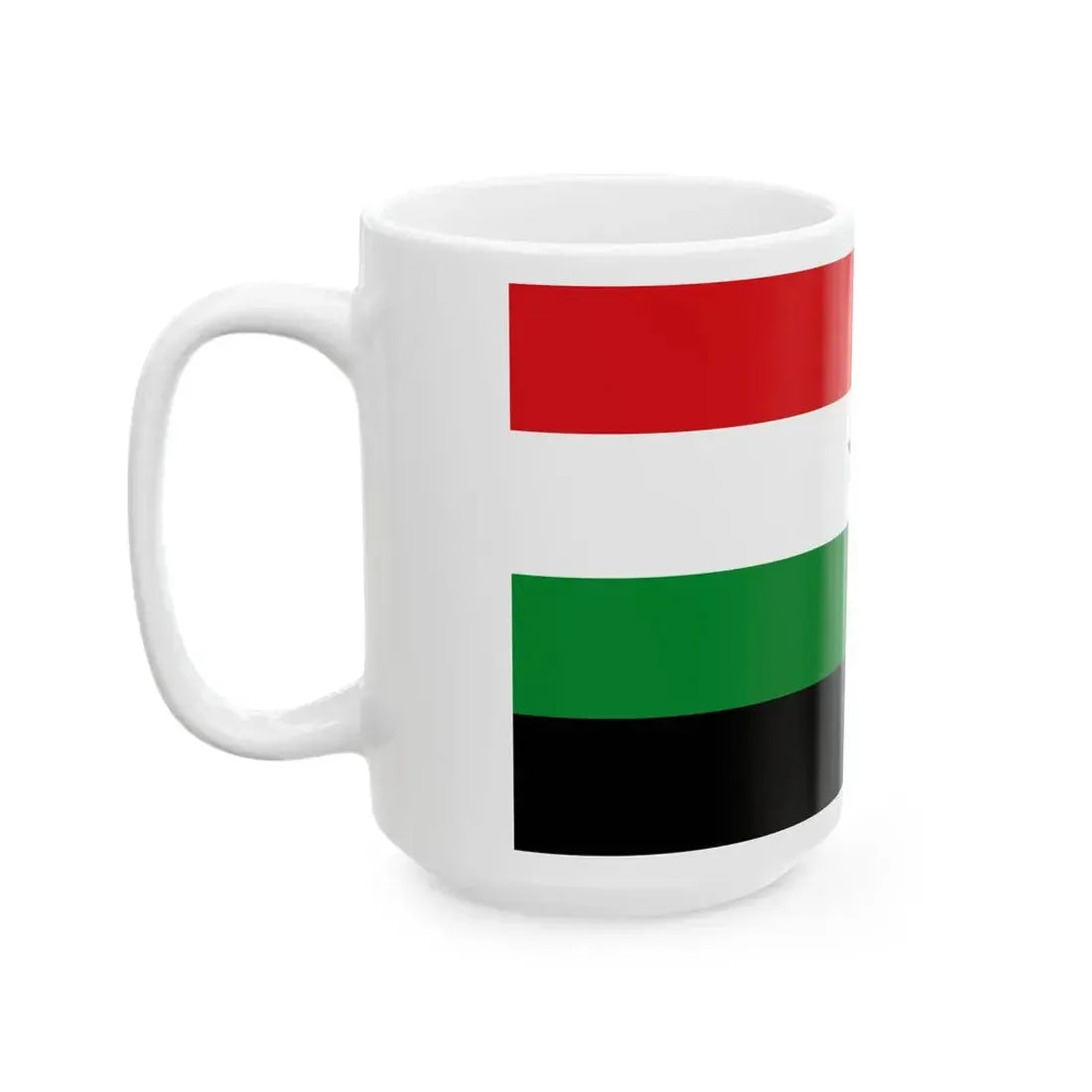 Flag of the Gambella Region (Ethiopia) White Coffee Mug - Go Mug Yourself