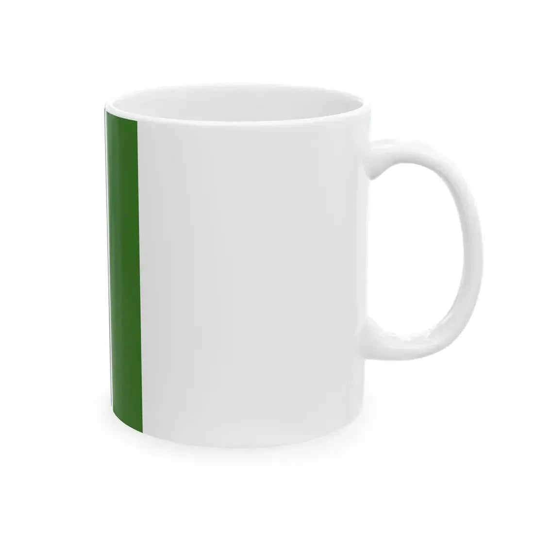 Flag of the Gambia vertical (Gambia) White Coffee Mug - Go Mug Yourself