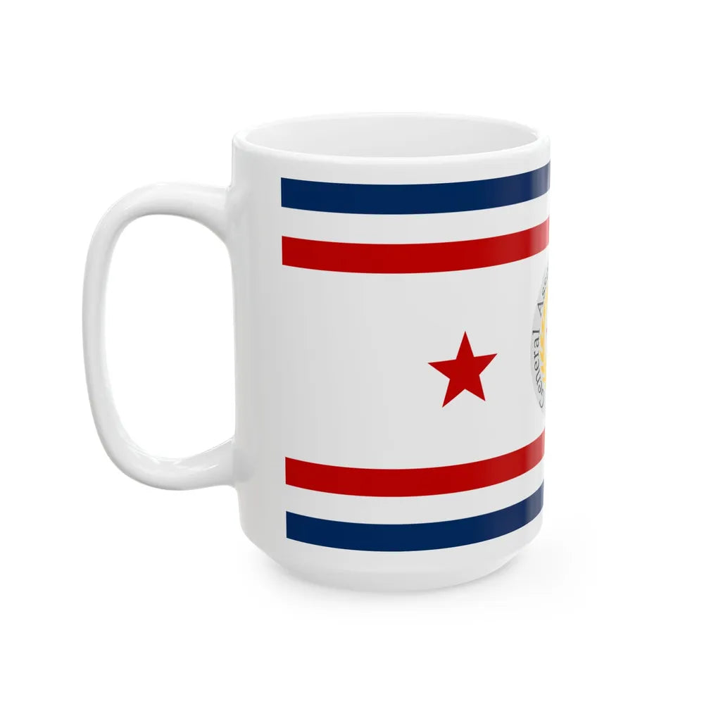 Flag of the General Assembly of Tennessee (United States) White Coffee Mug - Go Mug Yourself