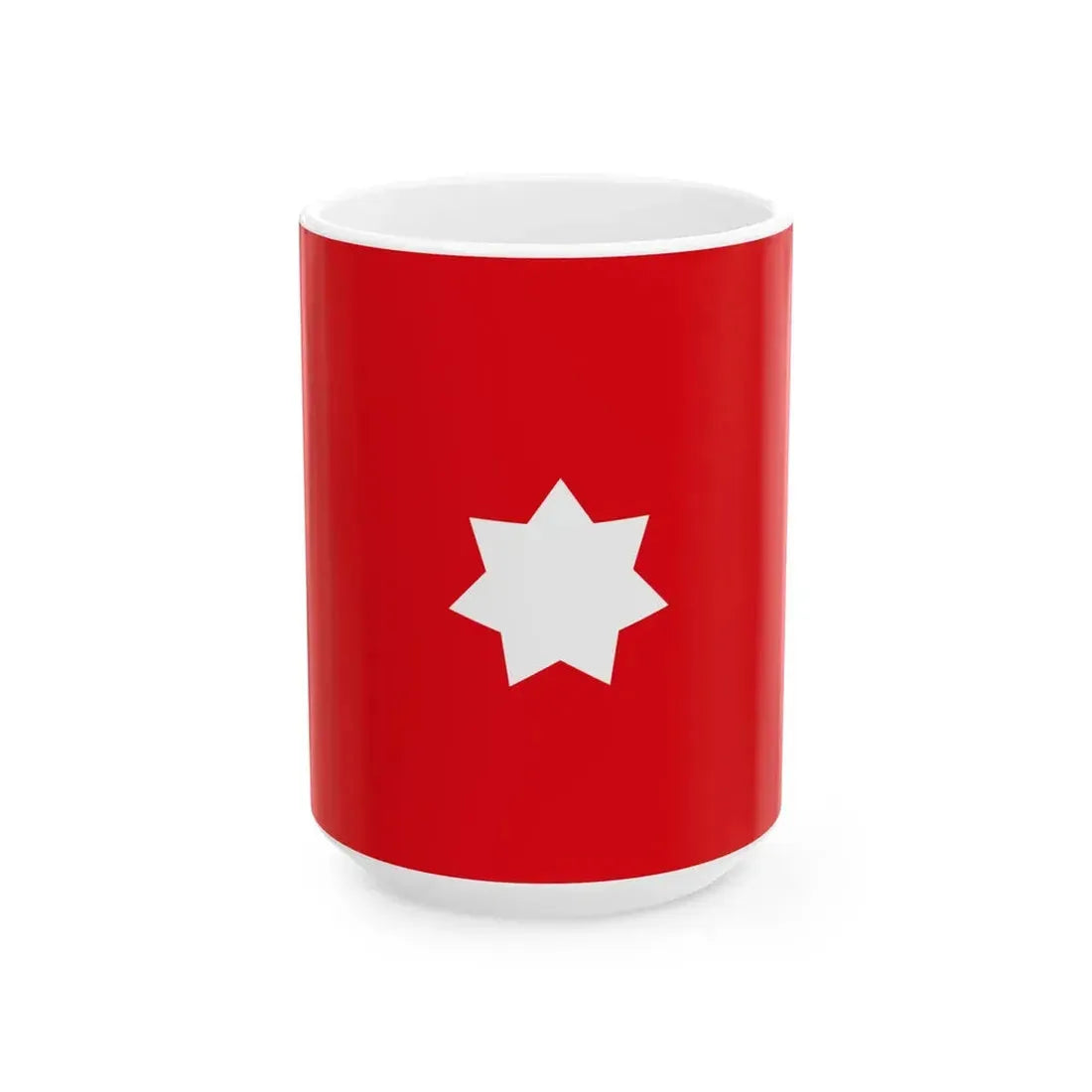 Flag of the General Inspector of the Army Kingdom of Iraq (Iraq) White Coffee Mug 15oz - Go Mug Yourself